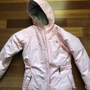 The North Face Kids Pink Puffer Jacket